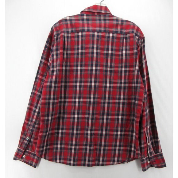 Untuckit Shirt Large Button Down Plaid Preppy Collared Woven Cotton - Picture 7 of 11